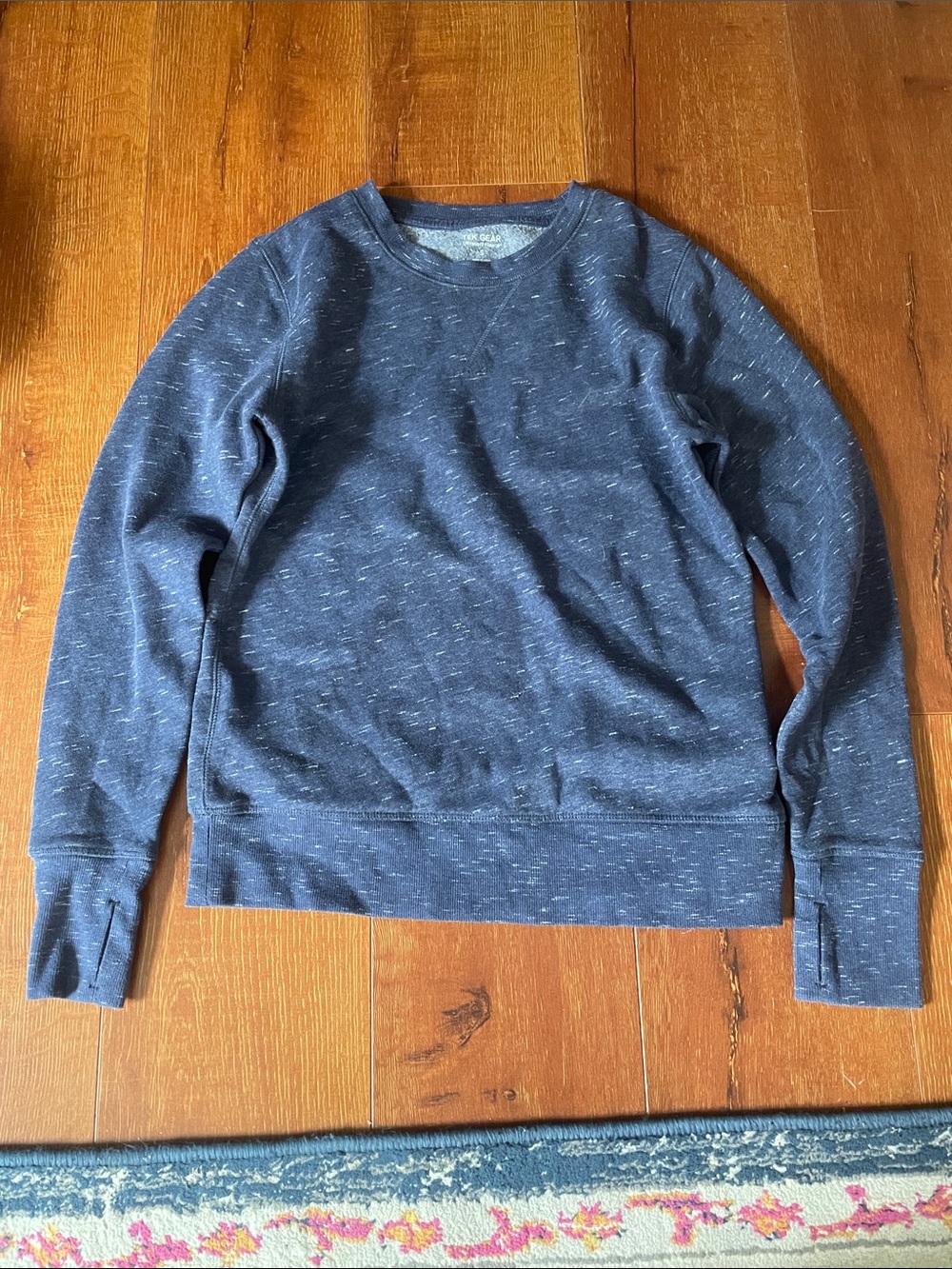 tek gear Heathered Navy Blue Crewneck Pullover